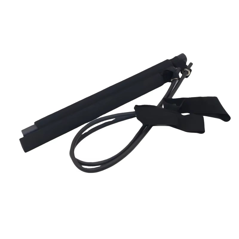 Barra de pilates portátil para yoga con banda de resistencia, tonificación muscular, fitness, estiramientos, deportes, entrenamiento corporal, cuerda de tensión