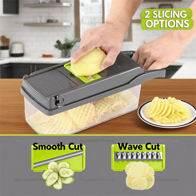 Cortador de verduras multifuncional