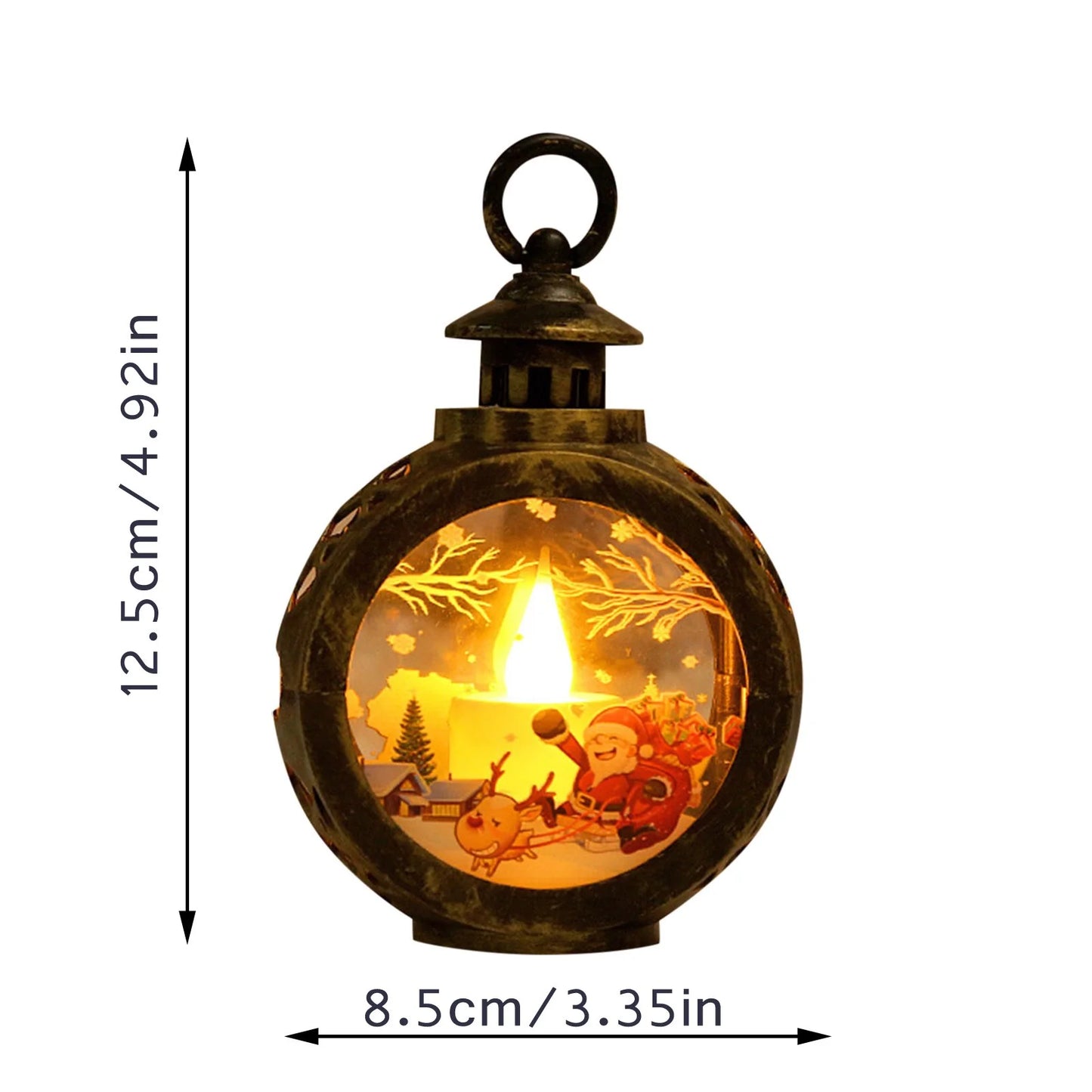 🎁 Luz Decorativa LED Navideña – Colgante para Ventana