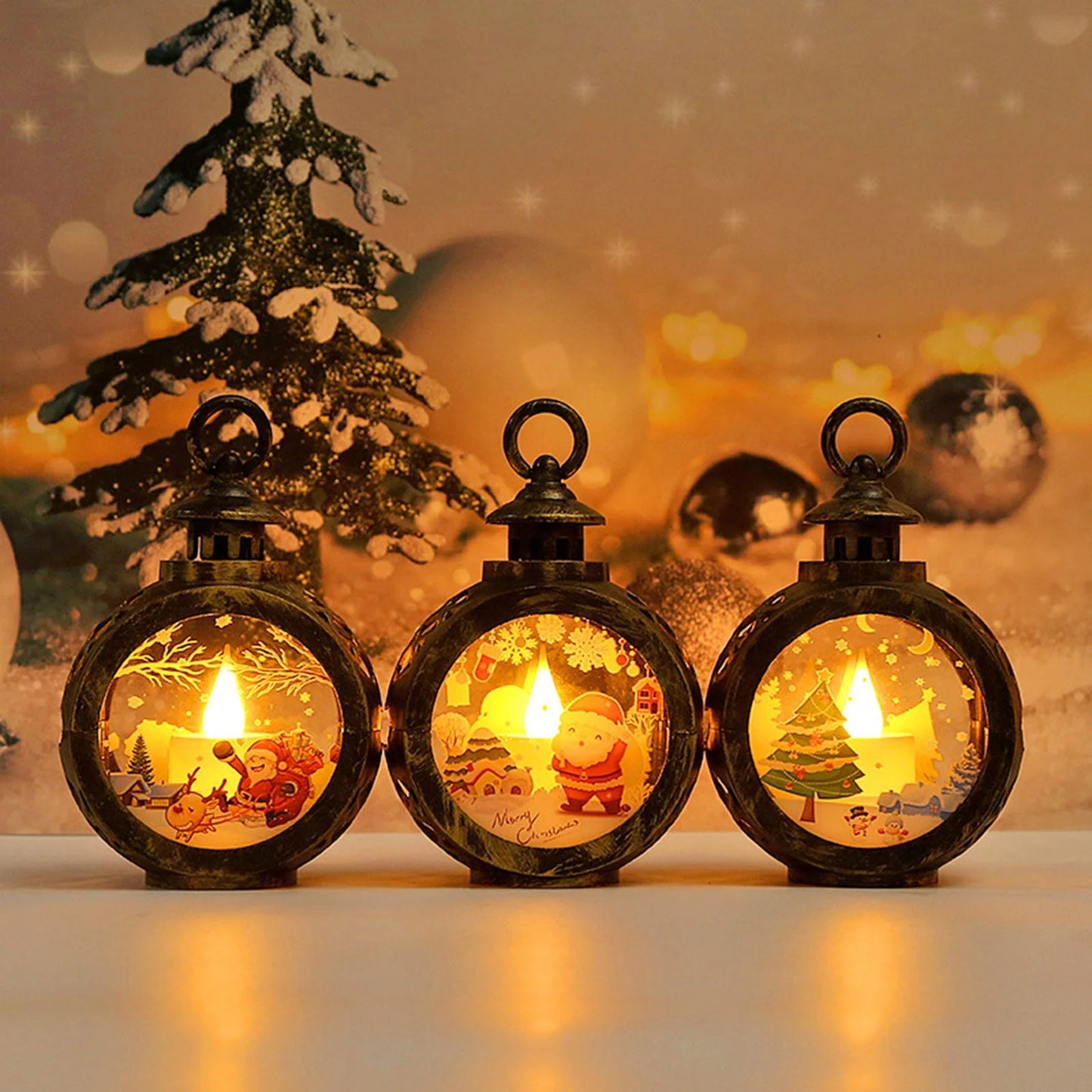 🎁 Luz Decorativa LED Navideña – Colgante para Ventana