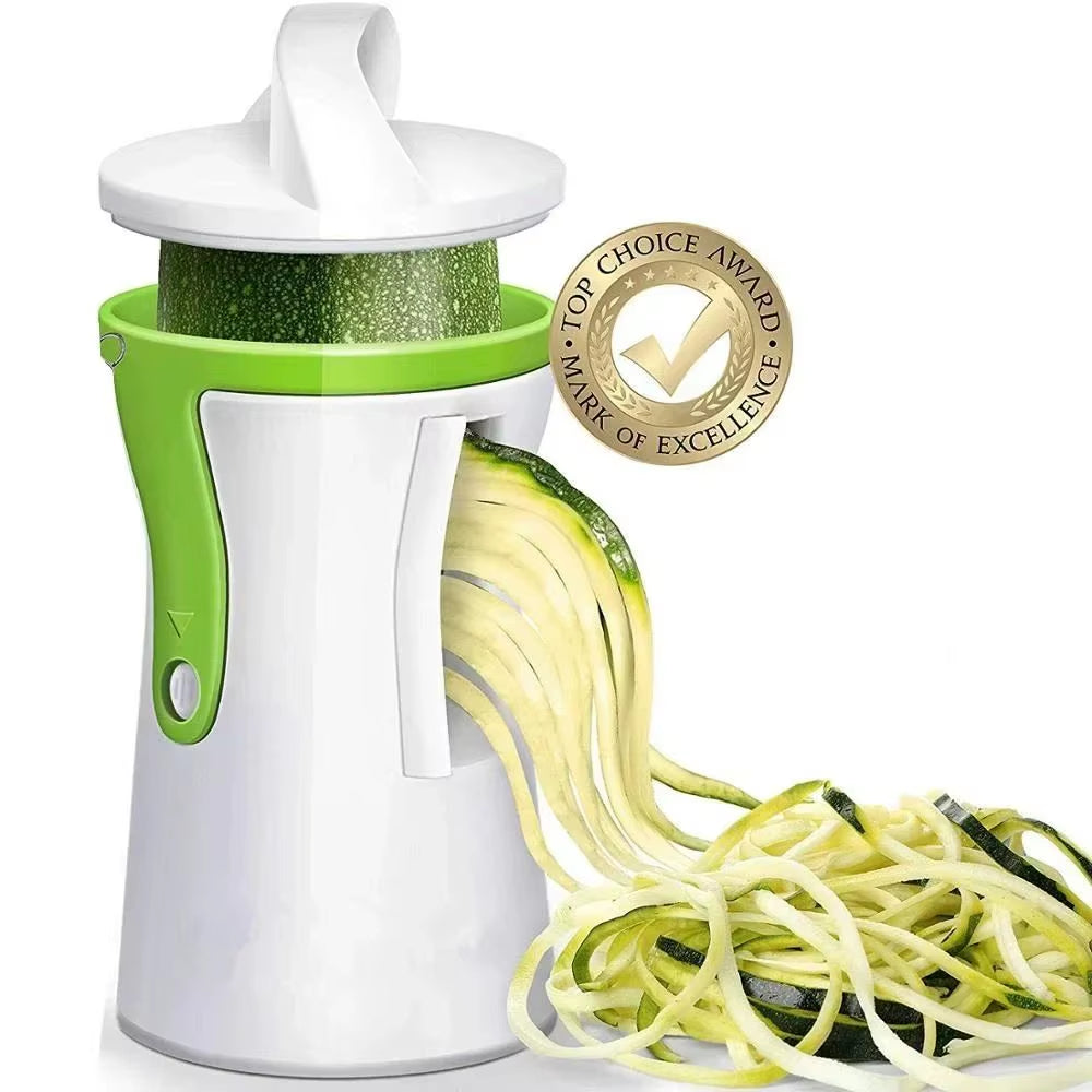 Cortador de verduras en espiral multifuncional y creativo, cortador de verduras en espiral, cortador de calabacín, pasta, fideos y espaguetis.