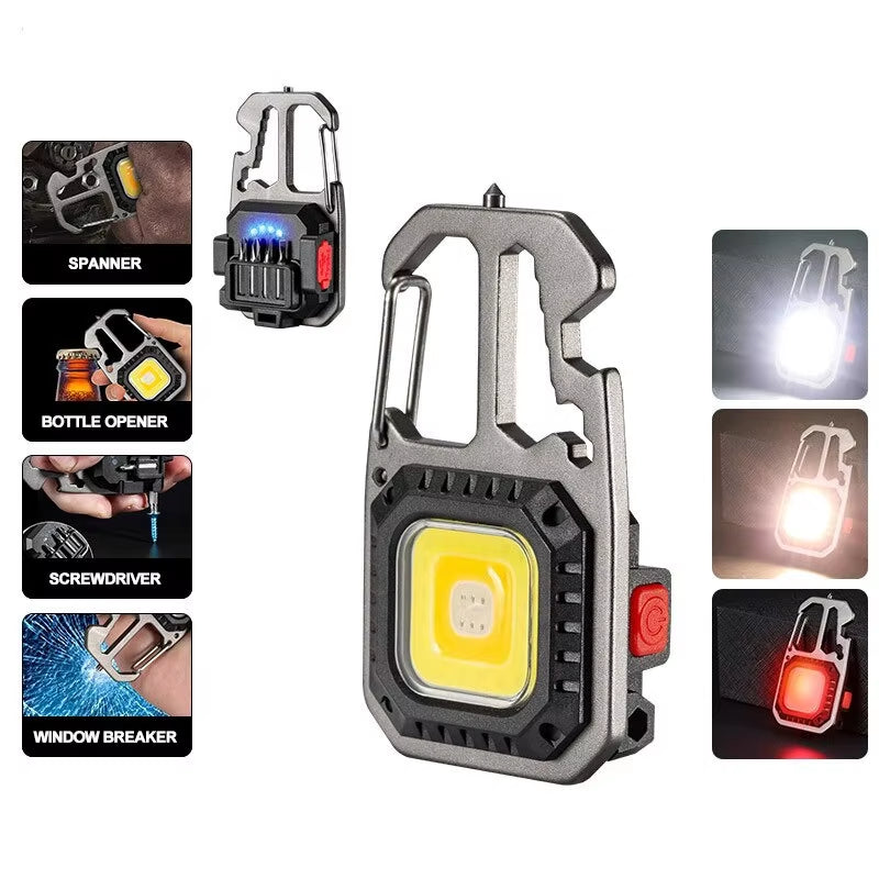 Mini linterna LED ultra pequeña, linterna pequeña, llavero, luz potente, linterna portátil ultraligera