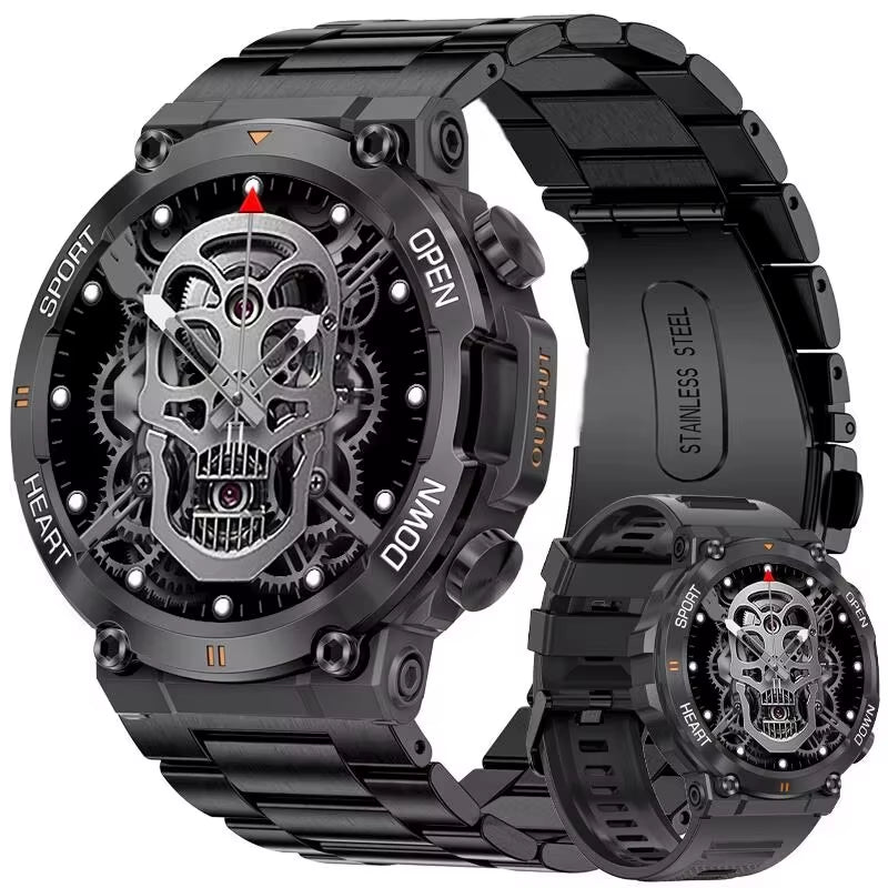 Reloj inteligente K56Pro para hombre, con control del ritmo cardíaco y de la presión arterial, Bluetooth, deportivo, 400 mAh, modo de espera prolongada, pantalla HD de 1,39 pulgadas y 360° para exteriores.