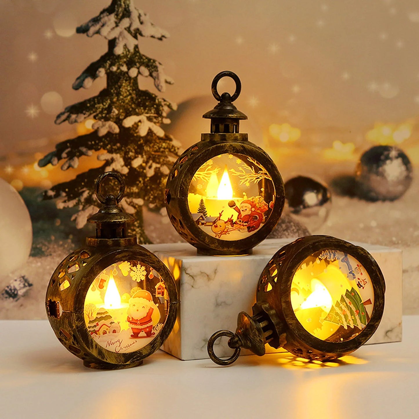 🎁 Luz Decorativa LED Navideña – Colgante para Ventana